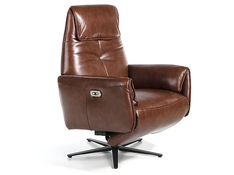 Drehsessel aus Leder  5056 ANGEL CERDA