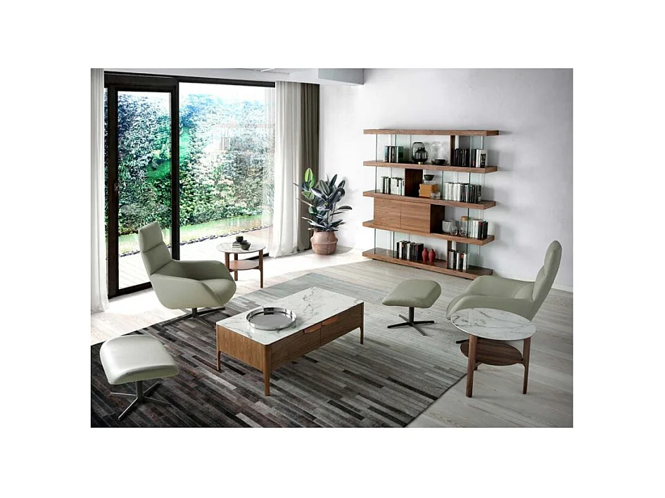 Ecktisch aus Fiberglas mit Marmoreffekt  2047 ANGEL CERDA