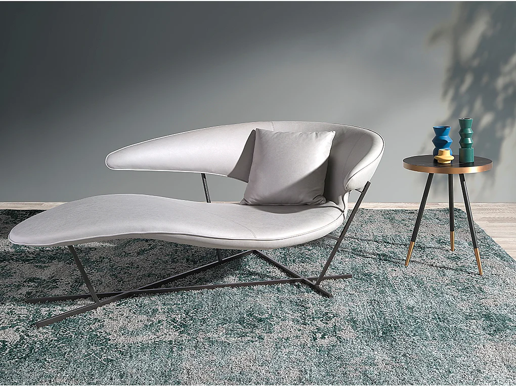 Ronde porselein zwart marmeren hoektafel 2069 ANGEL CERDA