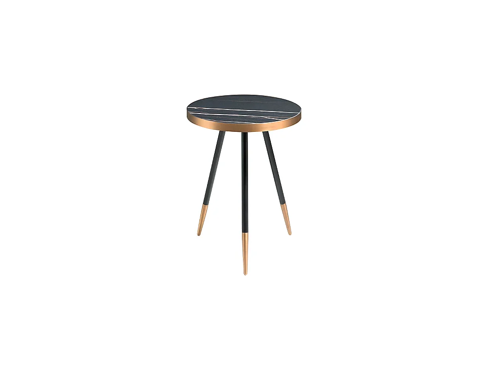Table d'angle en porcelaine et acier 2069 ANGEL CERDA