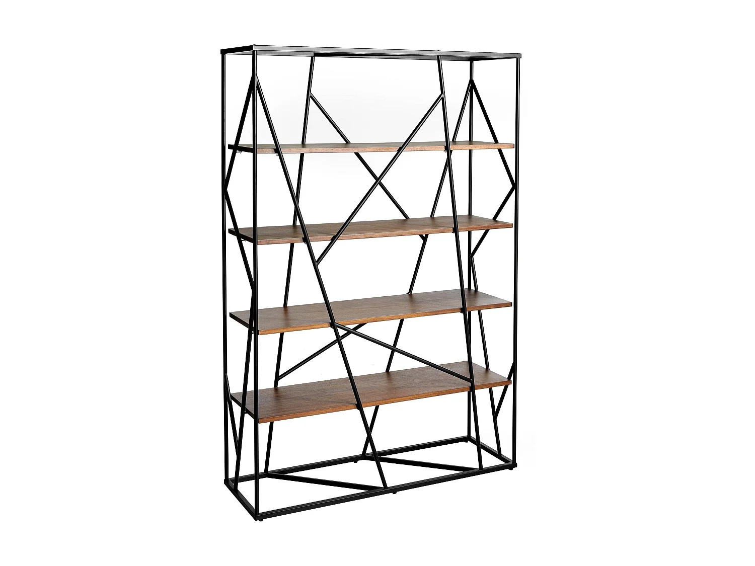 Regale aus Nussbaum und schwarzem Stahl 3103 ANGEL CERDA