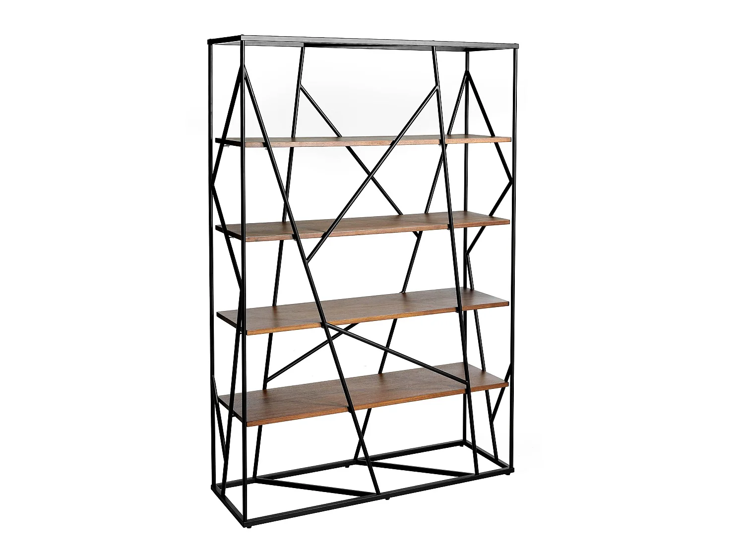 Regale aus Nussbaum und schwarzem Stahl 3103 ANGEL CERDA