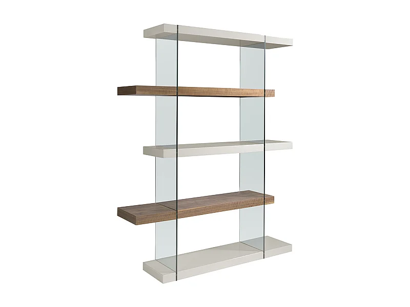 Regal aus Walnussholz und Glas 3025 ANGEL CERDA