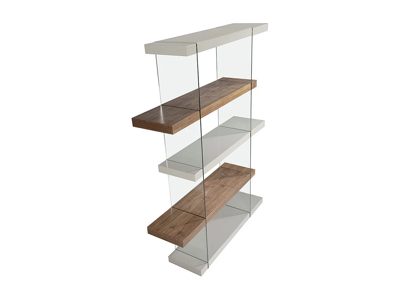 Regal aus Walnussholz und Glas 3025 ANGEL CERDA