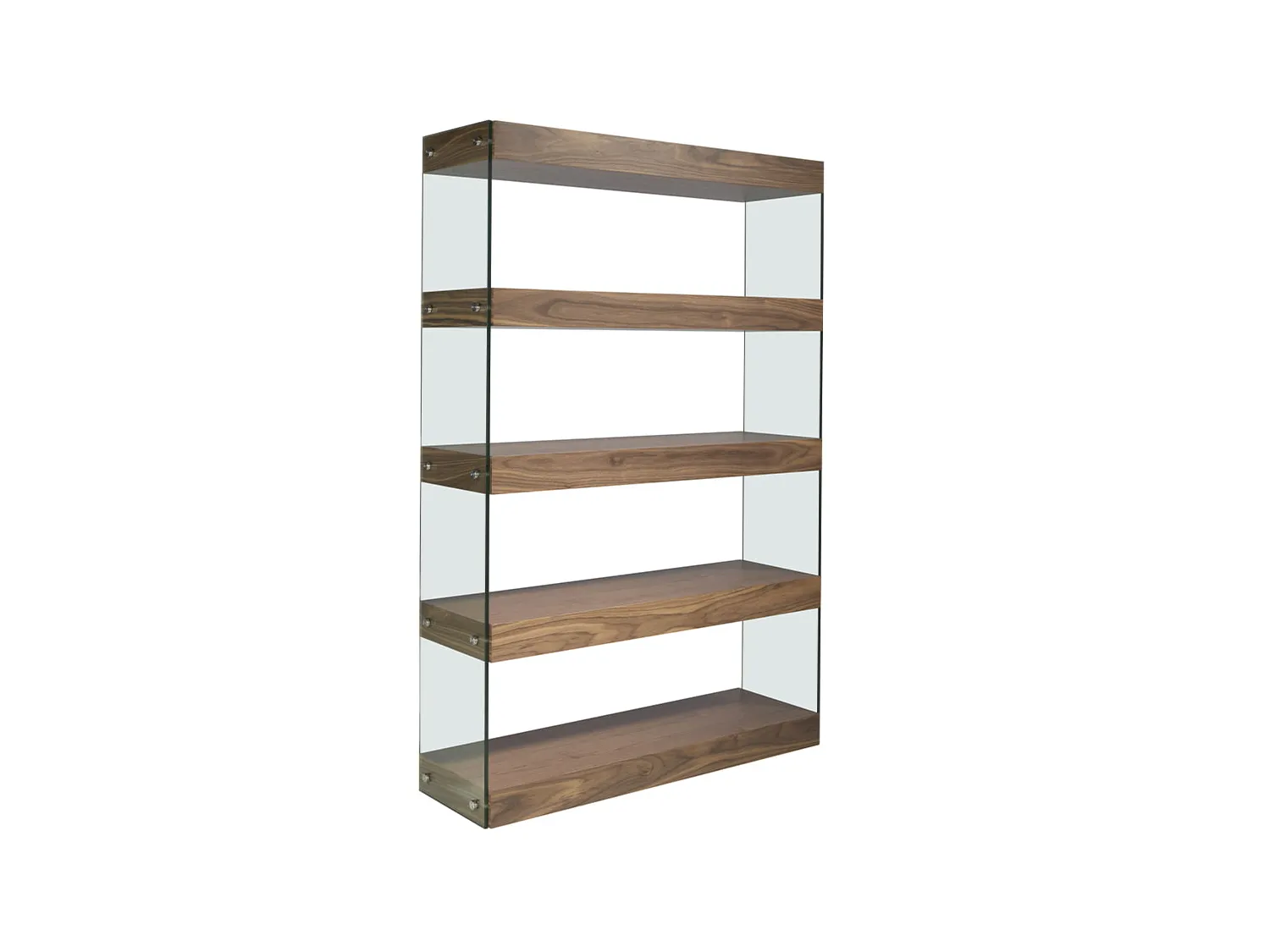Étagère en noyer et verre 3091 ANGEL CERDA