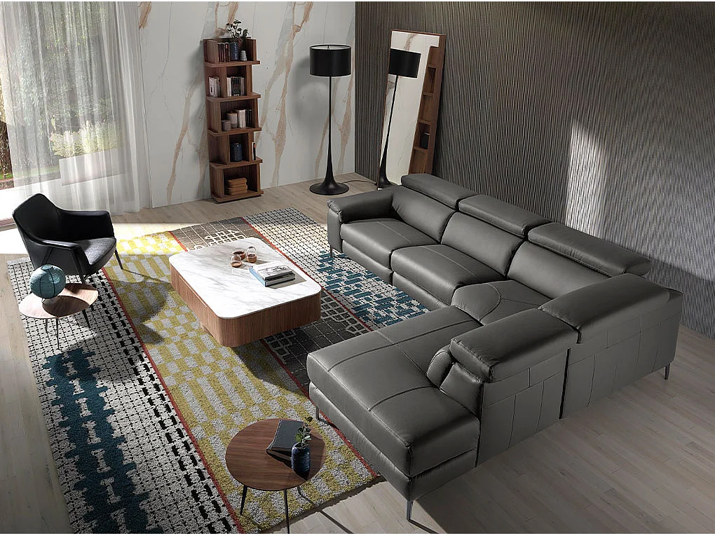 Walnoot houten boekenkast 3024 ANGEL CERDA