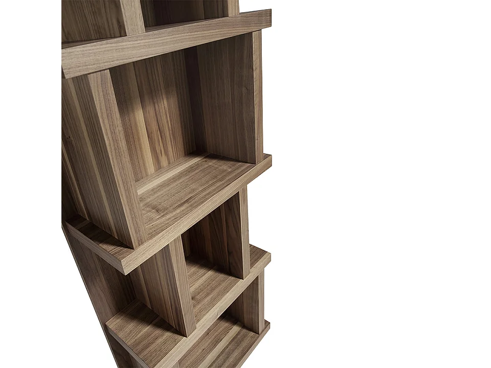 Walnoot houten boekenkast 3024 ANGEL CERDA