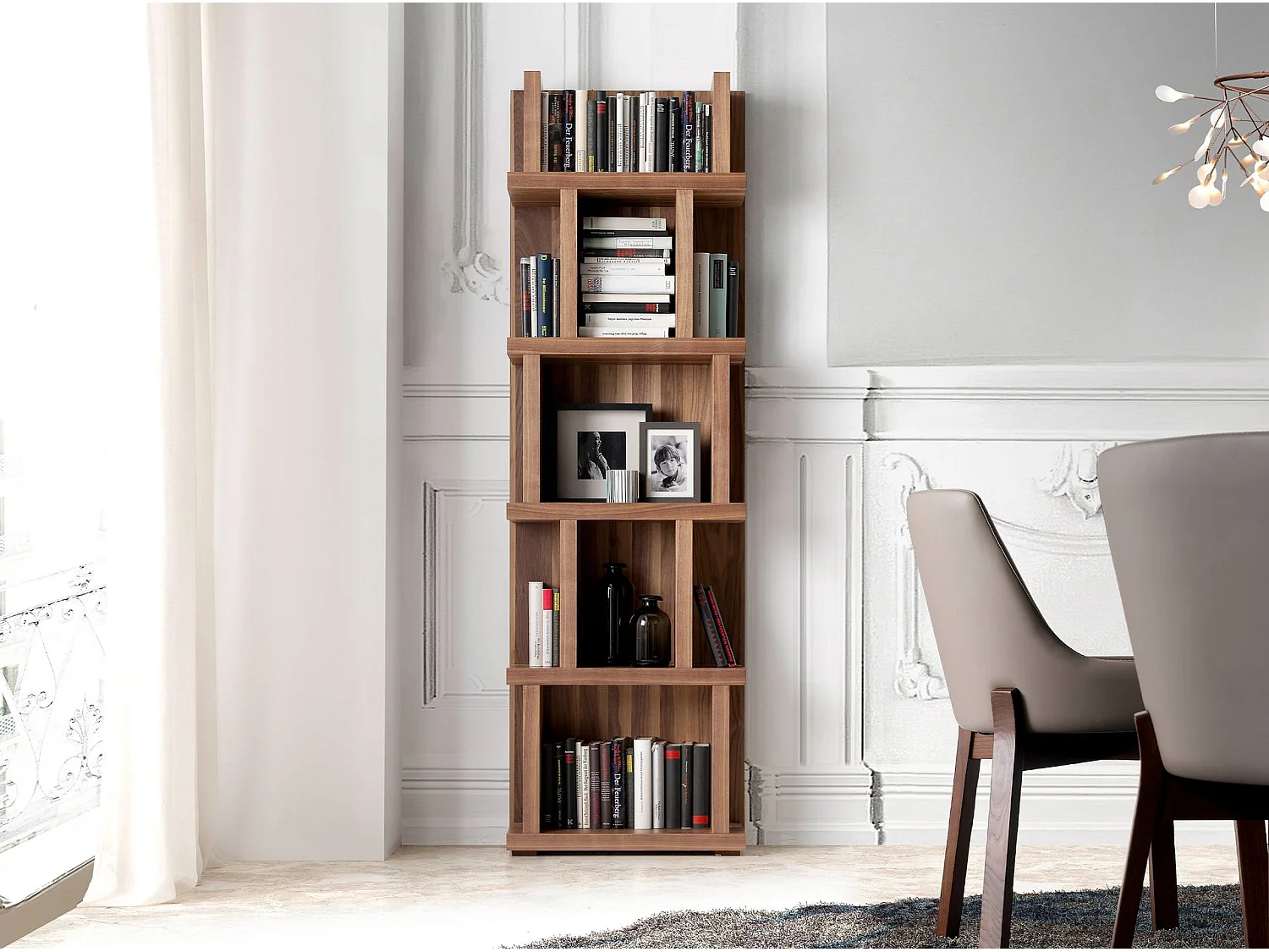 Regal aus Walnussholz 3024 ANGEL CERDA