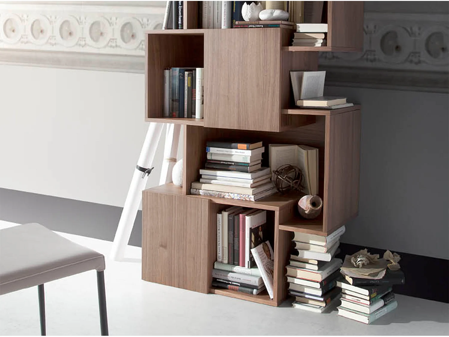 Ripiano in legno color noce 3021 ANGEL CERDA