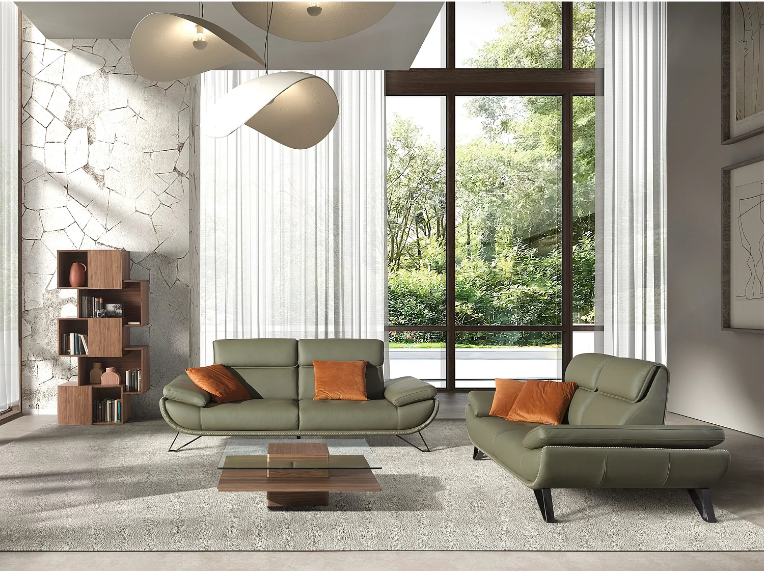 Ripiano in legno color noce 3021 ANGEL CERDA