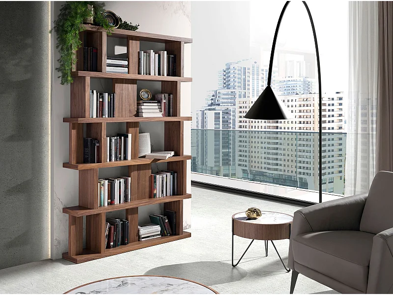 Etagère en bois de noyer 3023 ANGEL CERDA