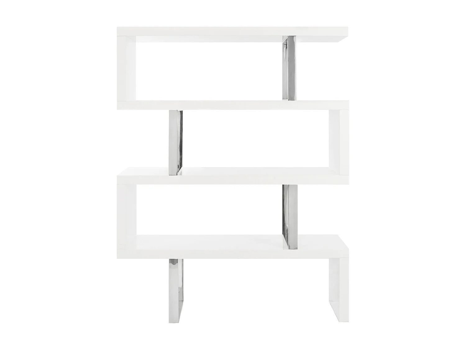 Etagère blanc et acier 3026 ANGEL CERDA