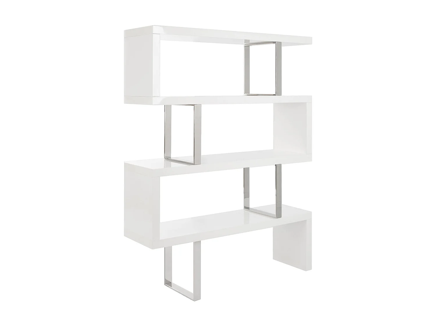 Etagère blanc et acier 3026 ANGEL CERDA