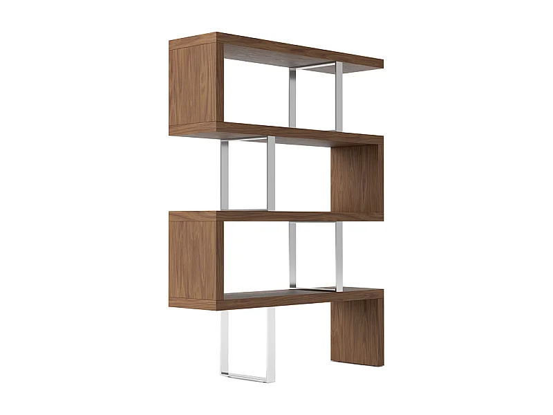 Walnoot en stalen plank 3079 ANGEL CERDA