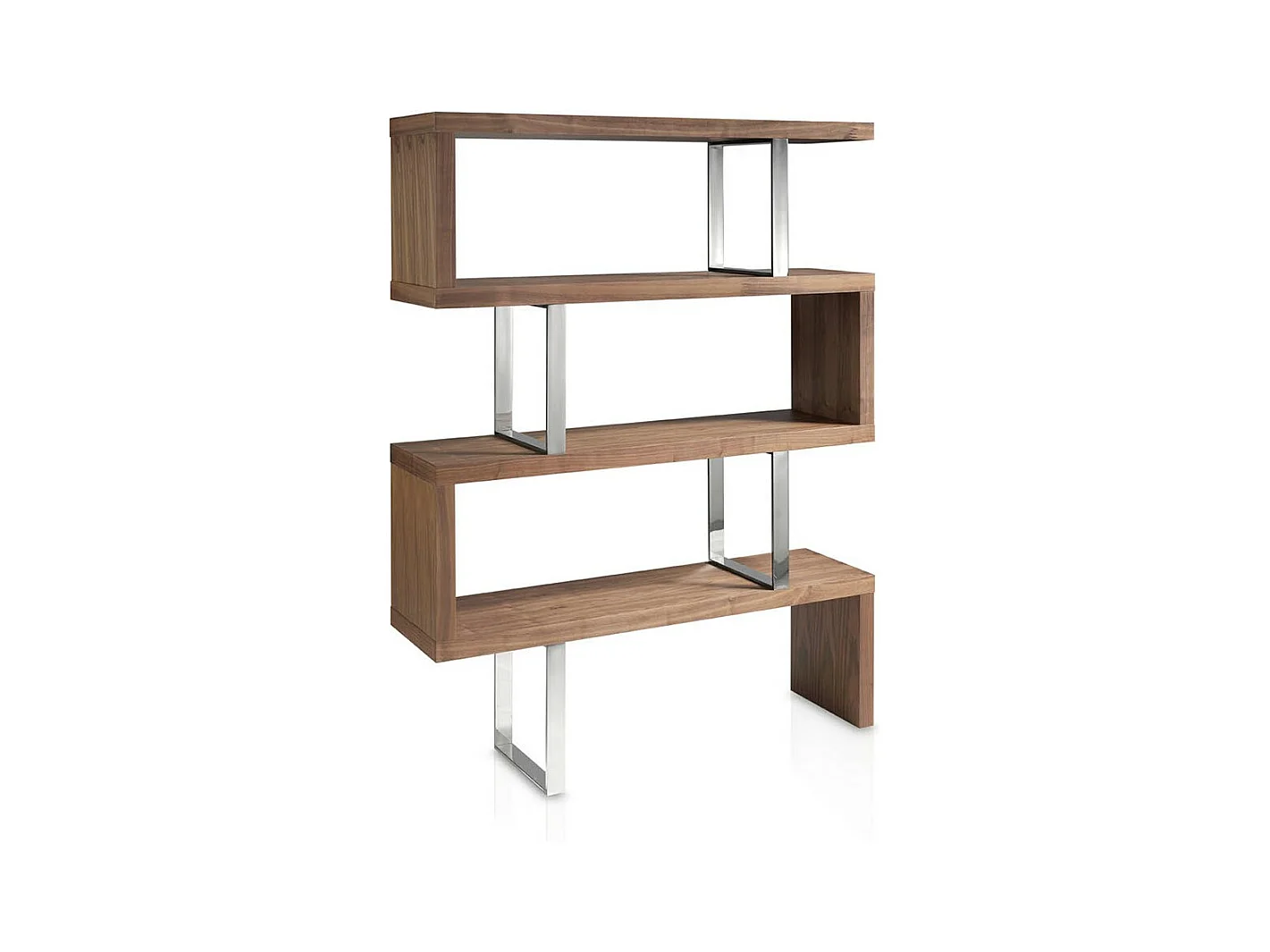 Etagère en noyer et acier 3079 ANGEL CERDA