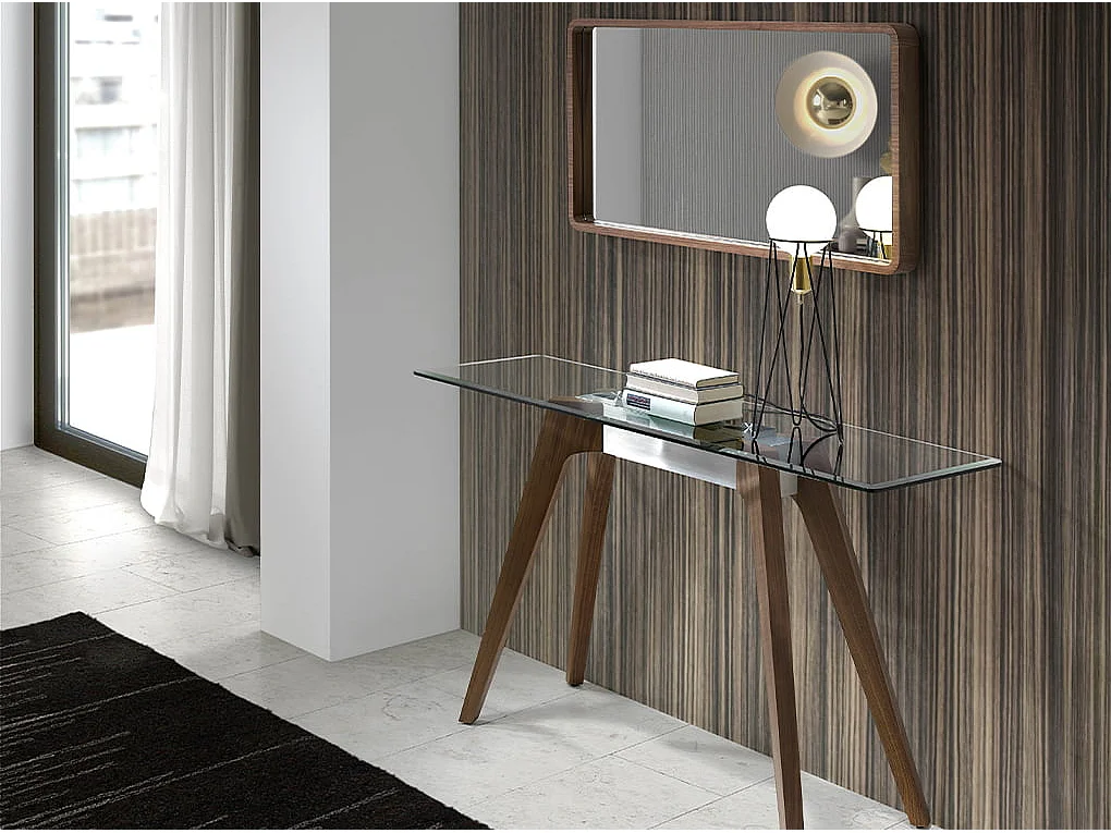 Miroir mural rectangulaire noyer 3035 ANGEL CERDA