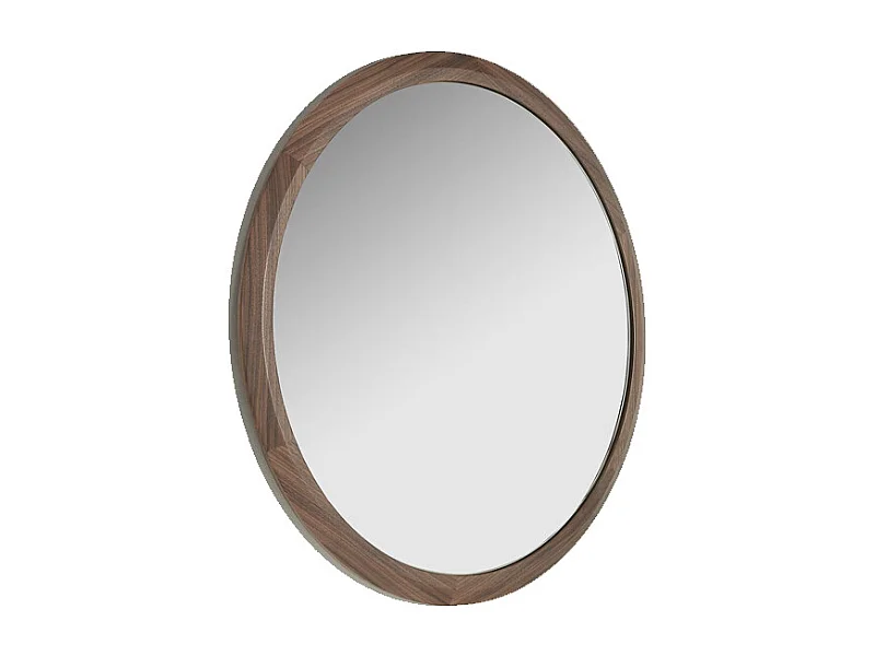 Ronde spiegel walnoot 3084 ANGEL CERDA