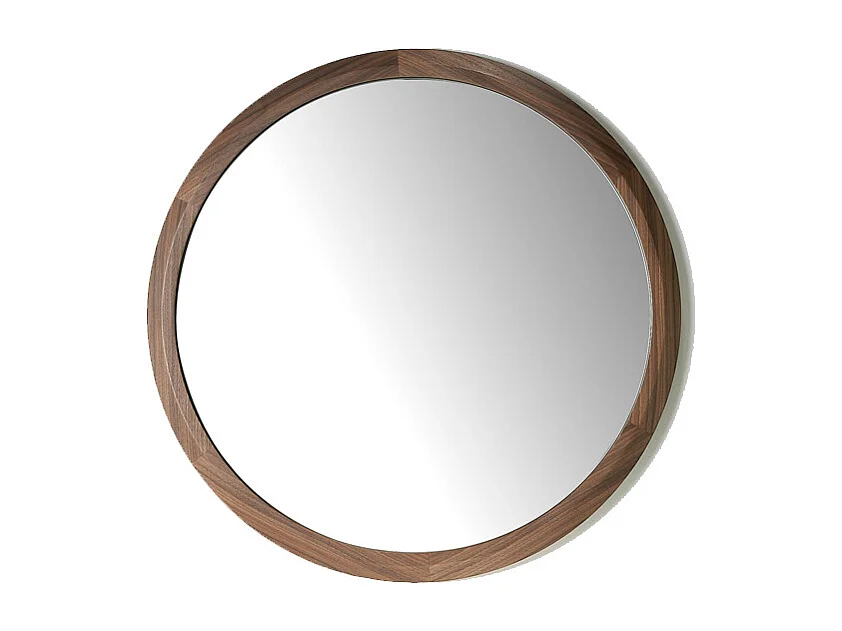 Miroir mural rond noyer 3084 ANGEL CERDA