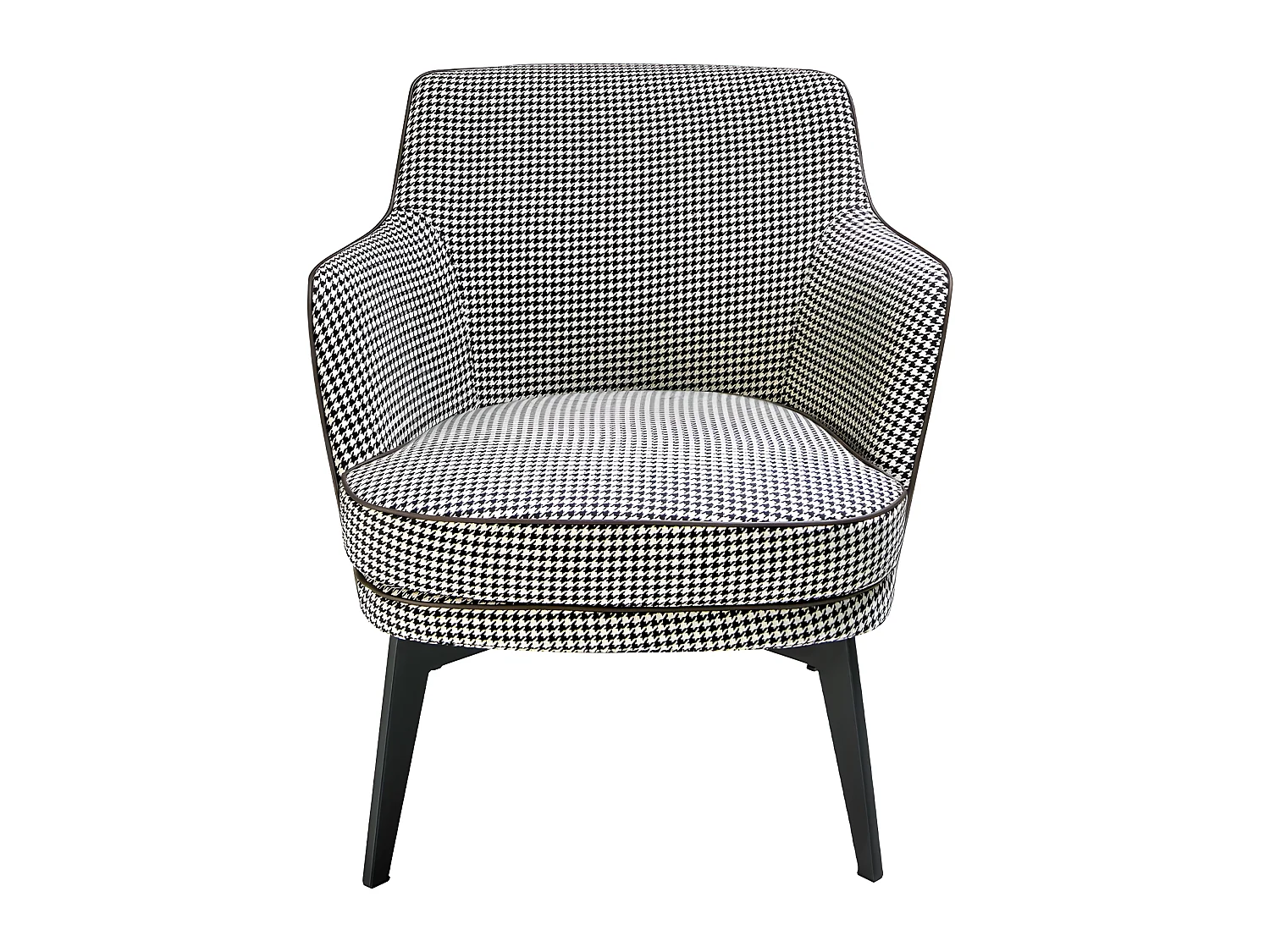 Sessel gepolsterter Stoff Hahnentritt  5011 ANGEL CERDA