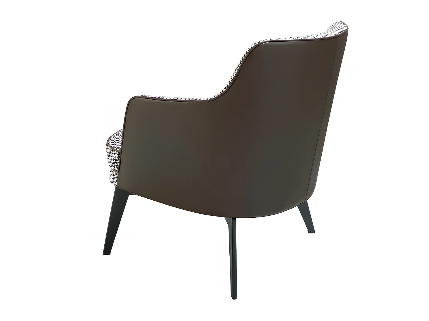 Sessel gepolsterter Stoff Hahnentritt  5011 ANGEL CERDA