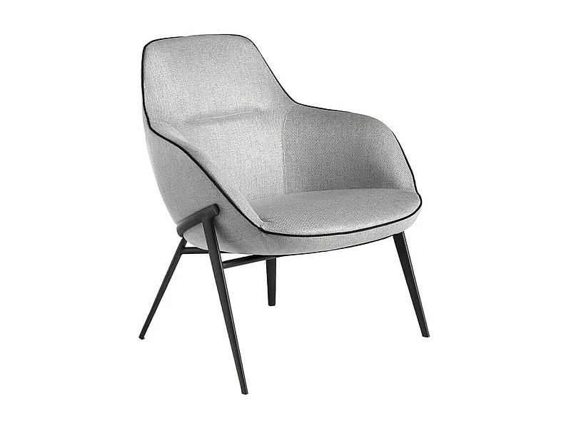 Grauer gepolsterter Sessel  5065 ANGEL CERDA