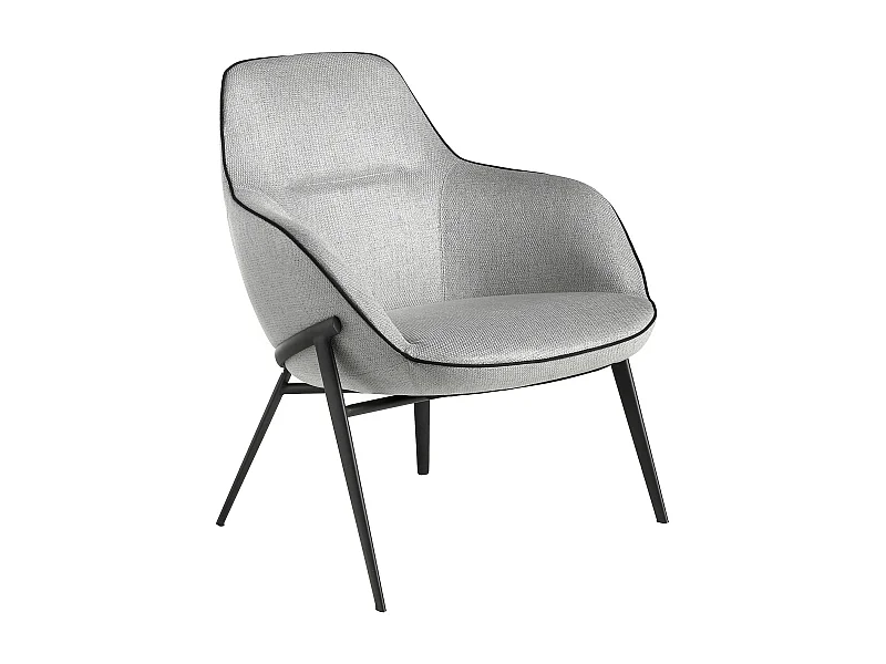 Grijze stoffen fauteuil 5065 ANGEL CERDA