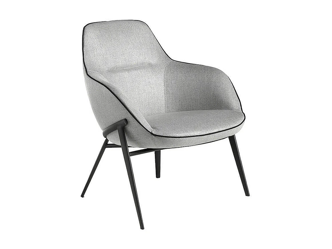 Grauer gepolsterter Sessel  5065 ANGEL CERDA