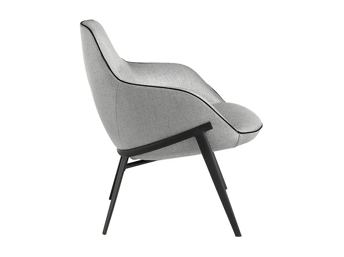 Grauer gepolsterter Sessel  5065 ANGEL CERDA