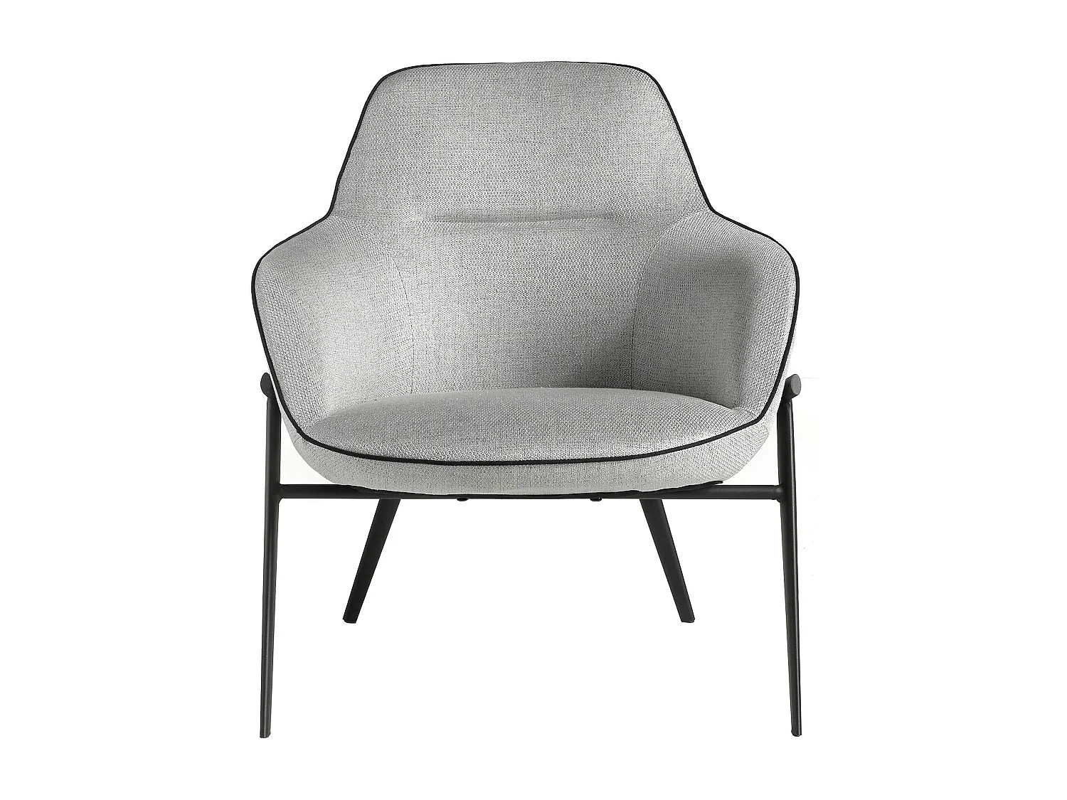 Fauteuil en tissu gris 5065 ANGEL CERDA