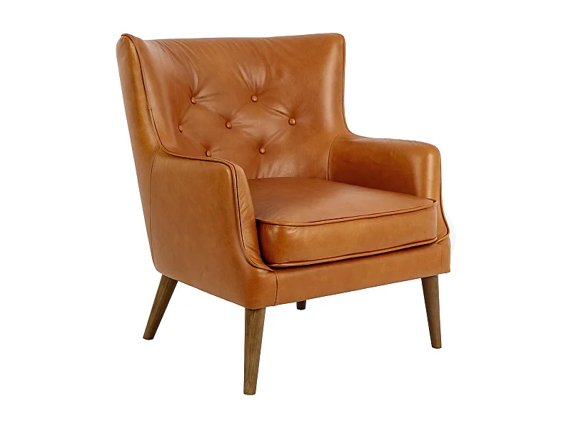 Chester Sessel aus braunem Leder 5053 ANGEL CERDA