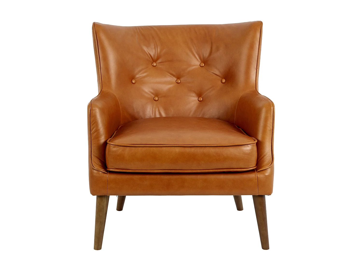 Fauteuil chester en cuir marron 5053 ANGEL CERDA