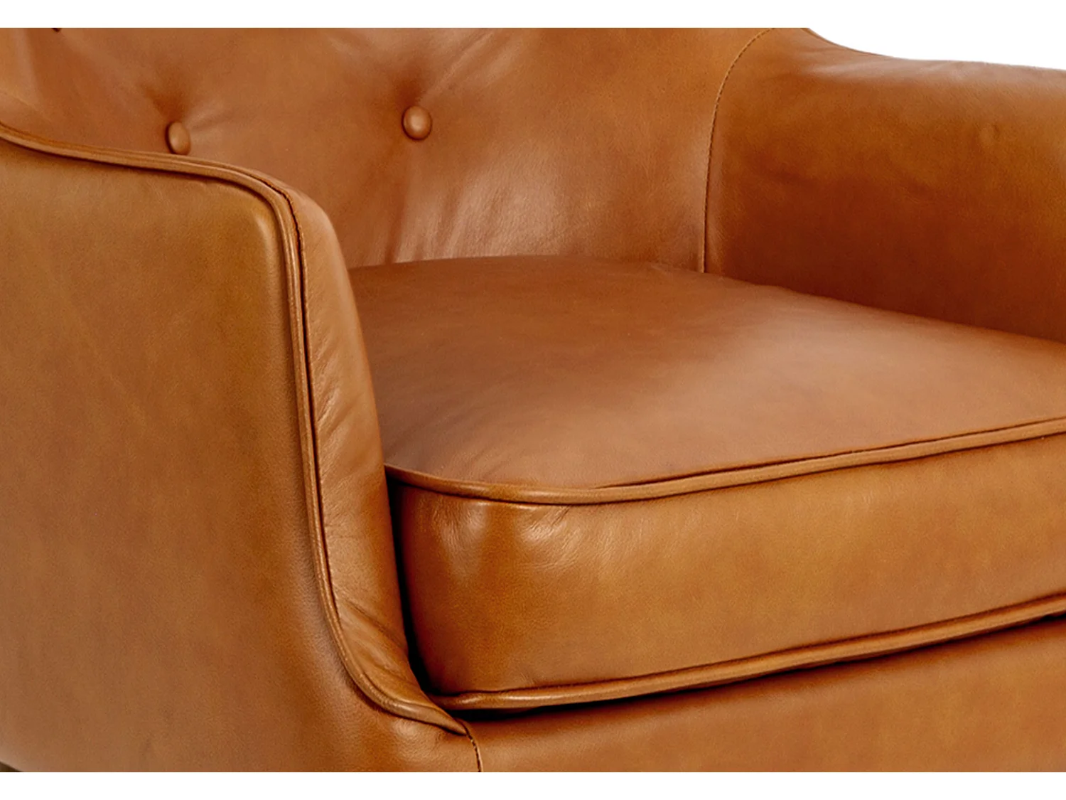 Fauteuil chester en cuir marron 5053 ANGEL CERDA