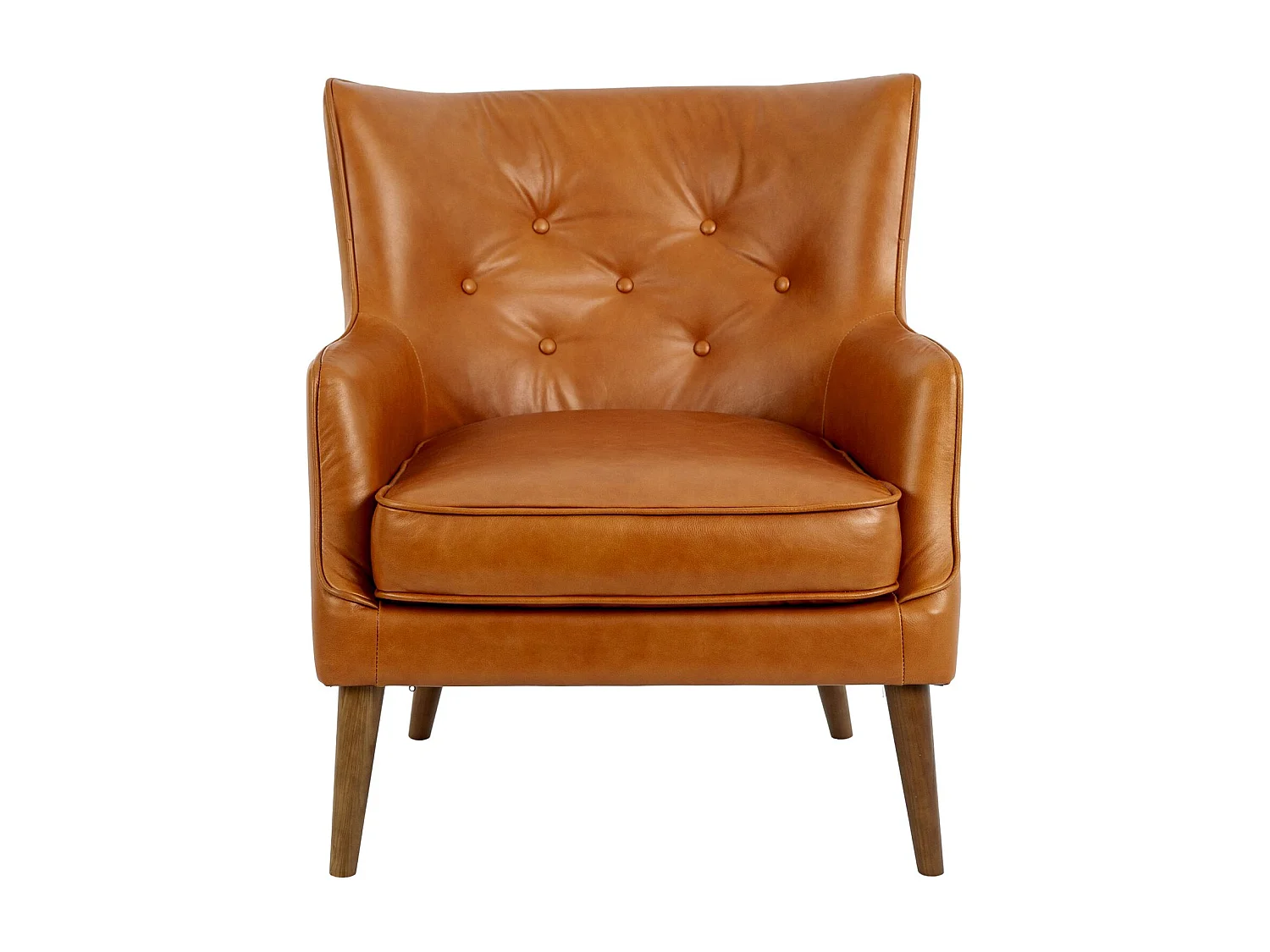 Bruine leren chester fauteuil 5053 ANGEL CERDA