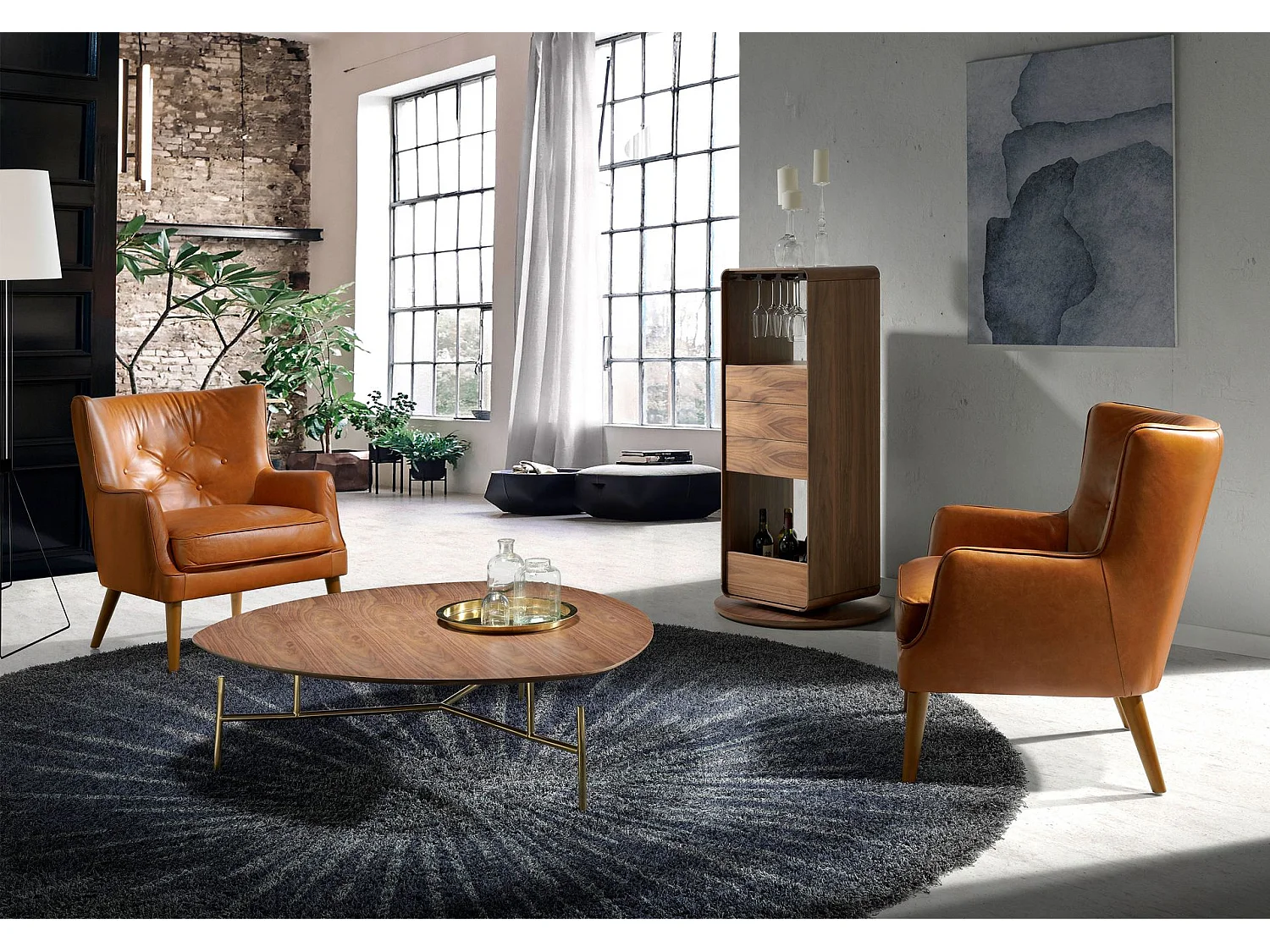 Bruine leren chester fauteuil 5053 ANGEL CERDA