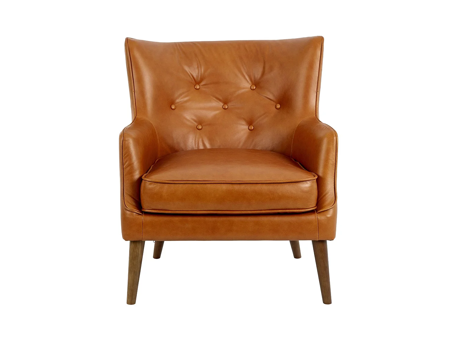 Bruine leren chester fauteuil 5053 ANGEL CERDA
