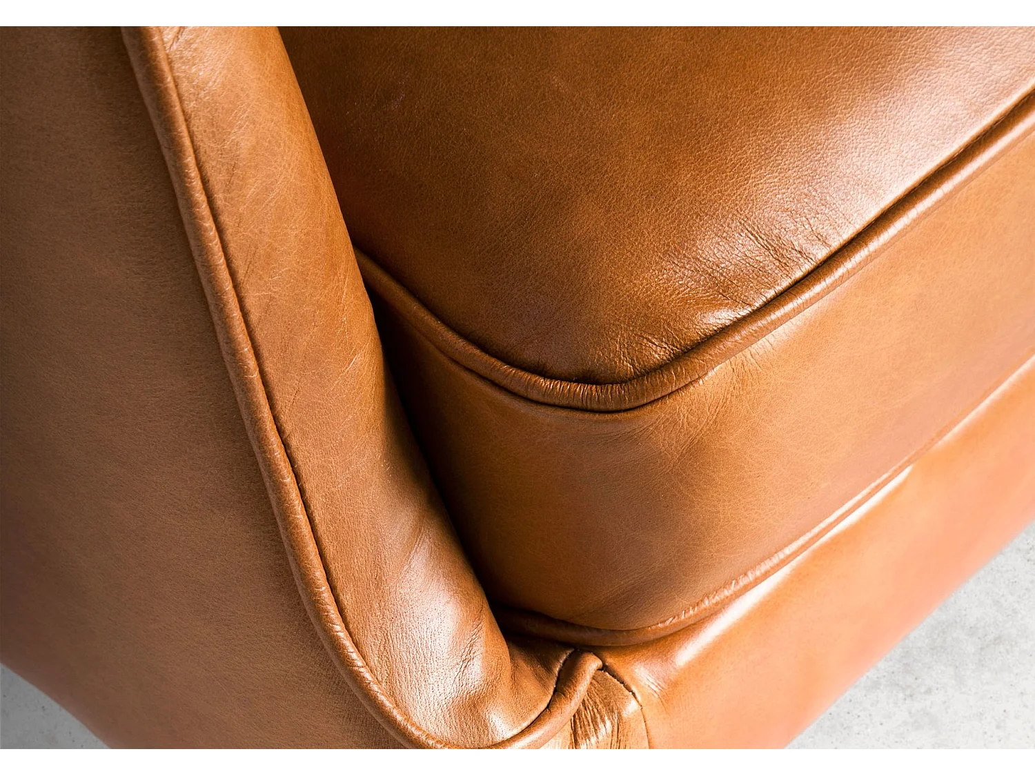 Fauteuil chester en cuir marron 5053 ANGEL CERDA