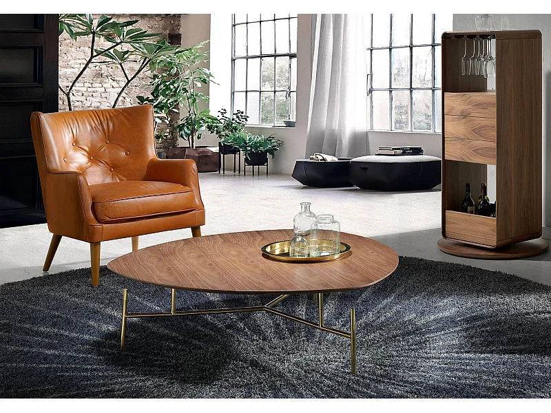 Chester-Sessel aus braunem Leder 5053 ANGEL CERDA