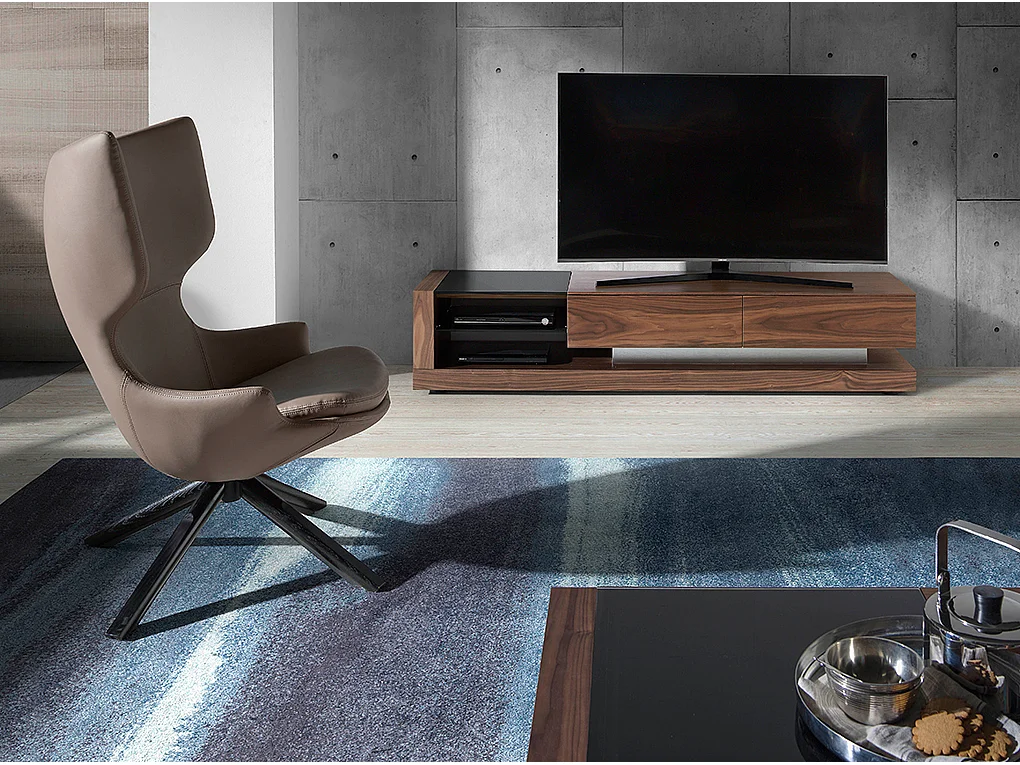 Draaifauteuil in eco-leer 5072 ANGEL CERDA