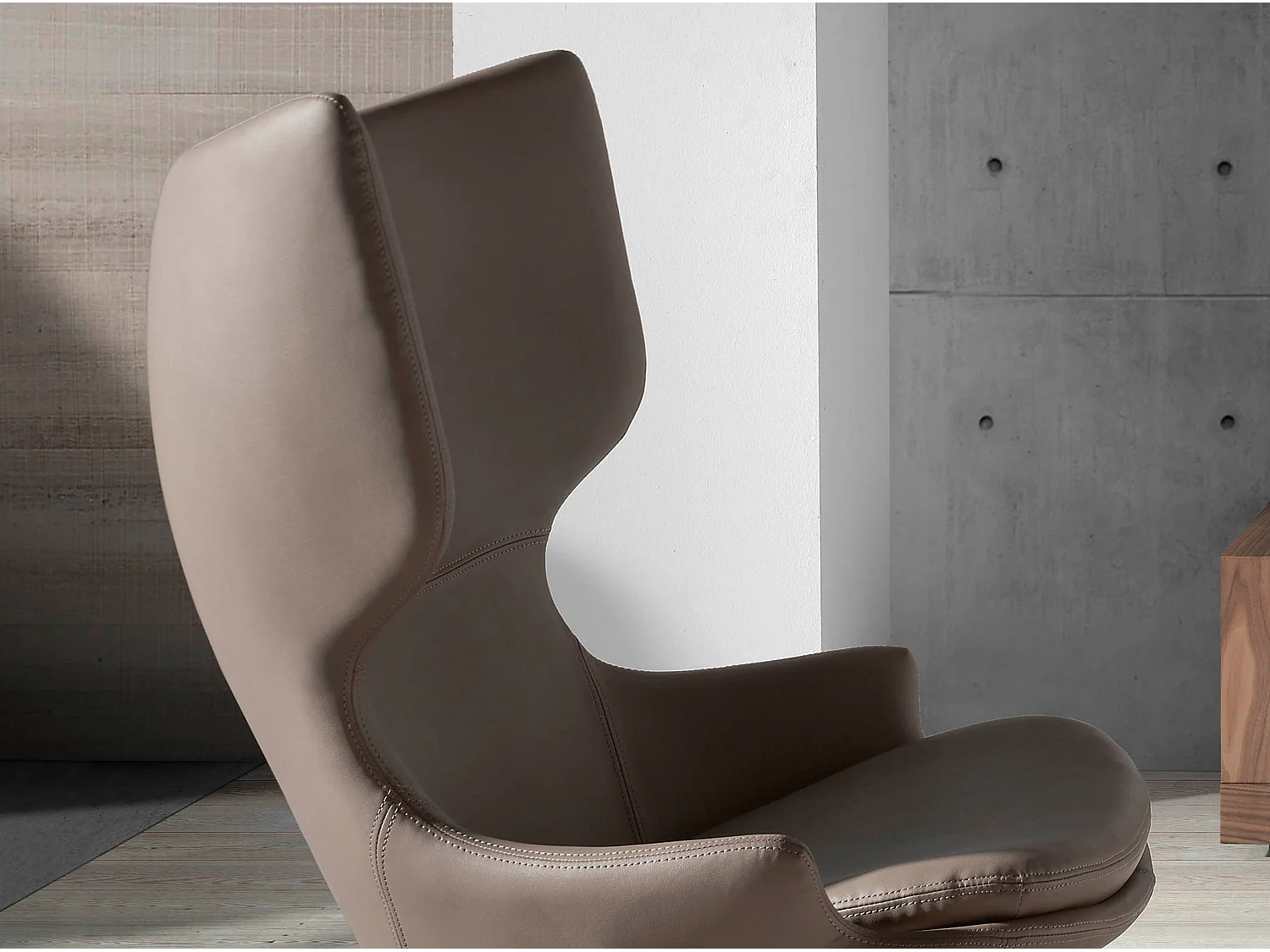 Draaifauteuil in eco-leer 5072 ANGEL CERDA