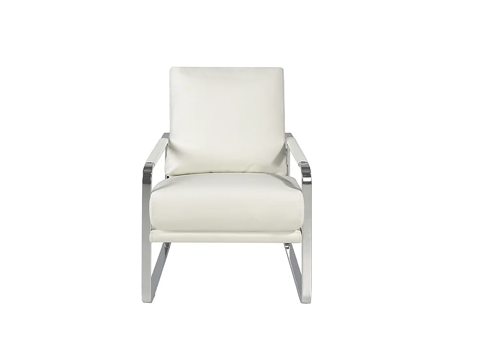 Fauteuil en simili cuir et pieds en acier 5026 ANGEL CERDA