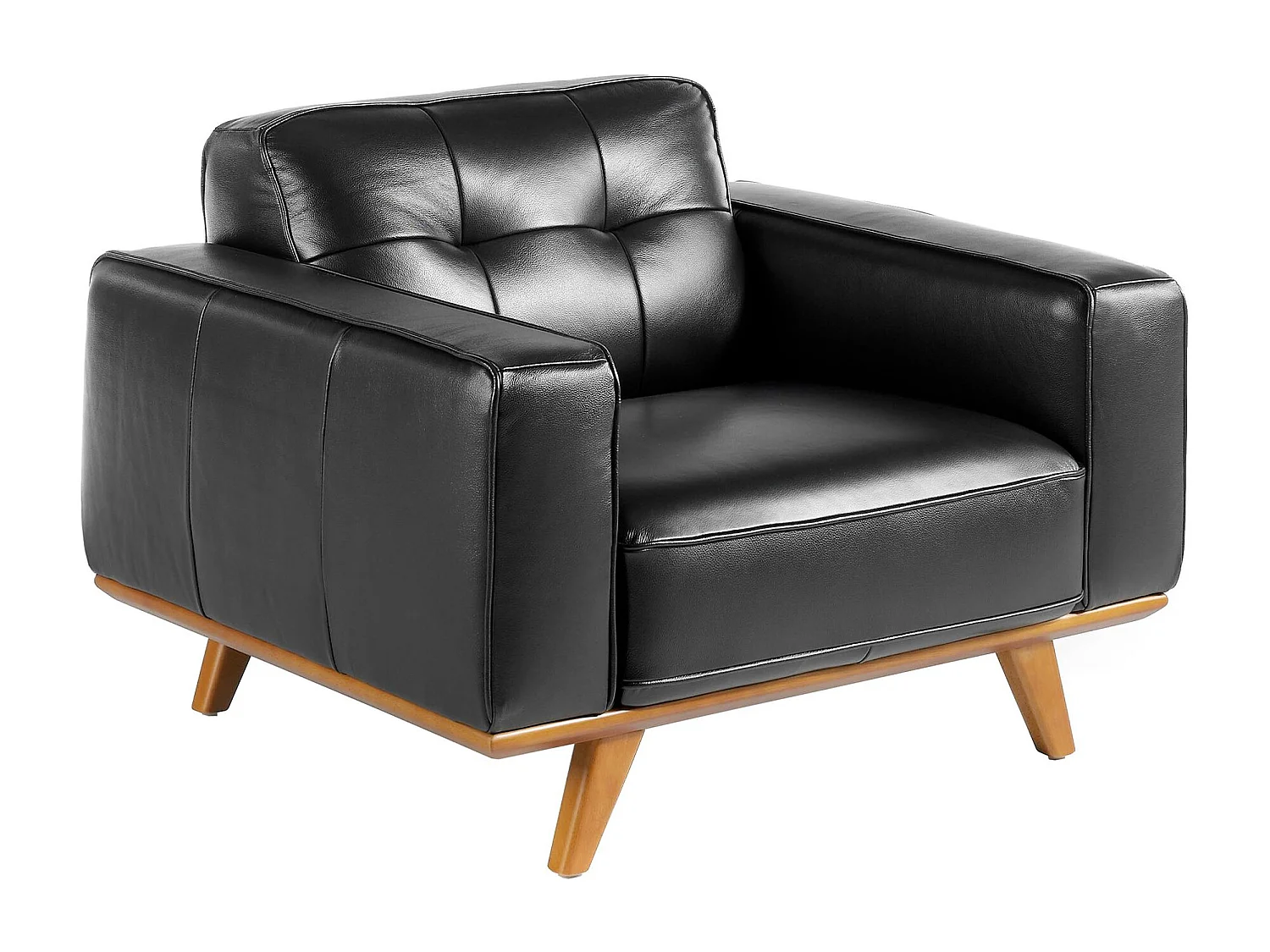 Fauteuil chester en cuir noir 5037 ANGEL CERDA