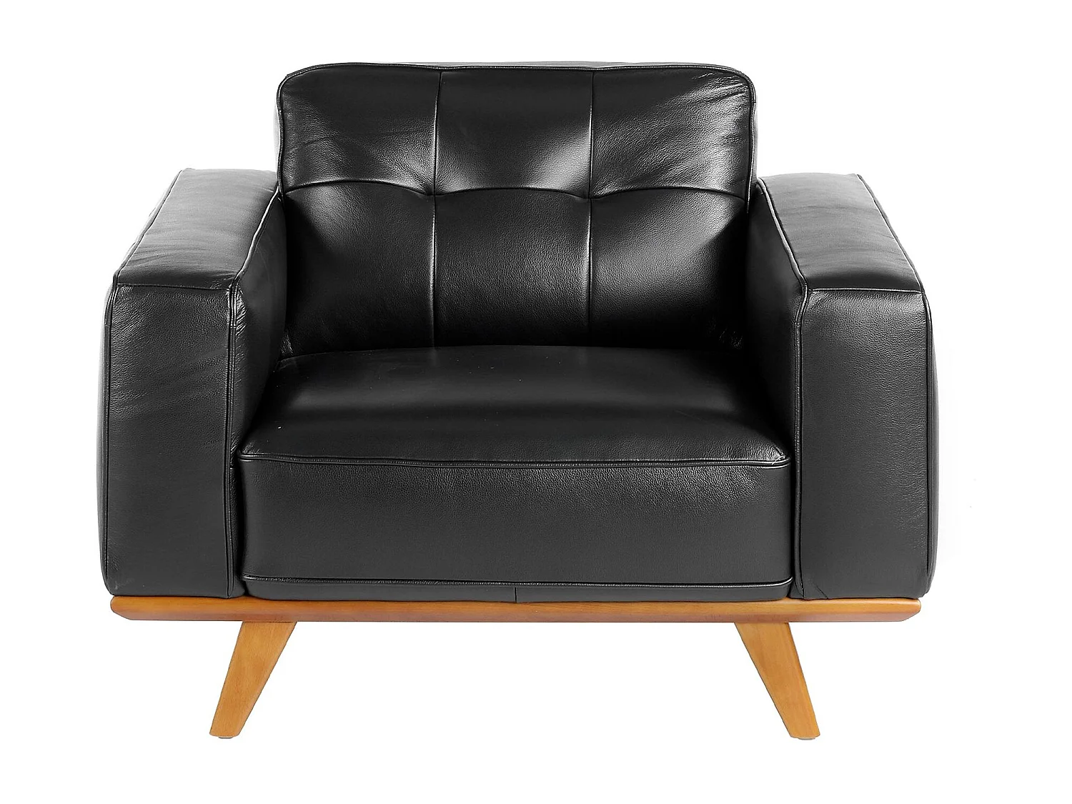 Fauteuil chester en cuir noir 5037 ANGEL CERDA