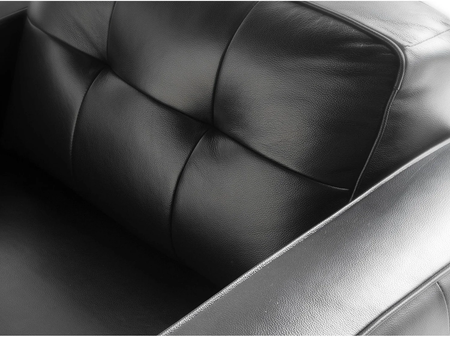 Fauteuil chester en cuir noir 5037 ANGEL CERDA