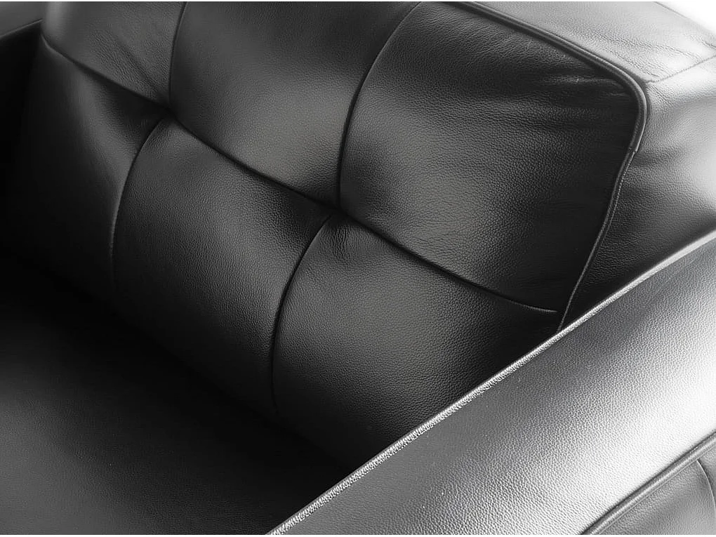 Fauteuil chester en cuir noir 5037 ANGEL CERDA