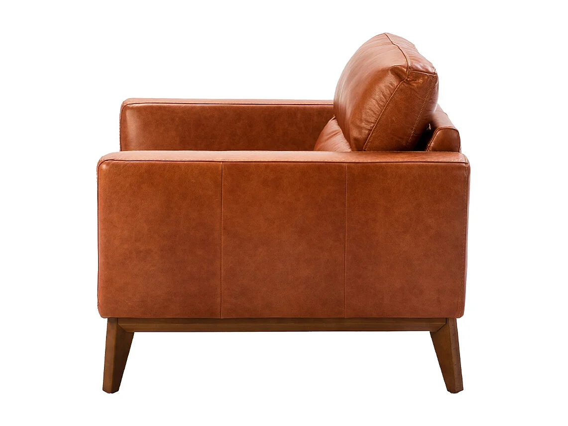 Bruine leren fauteuil 5036 ANGEL CERDA