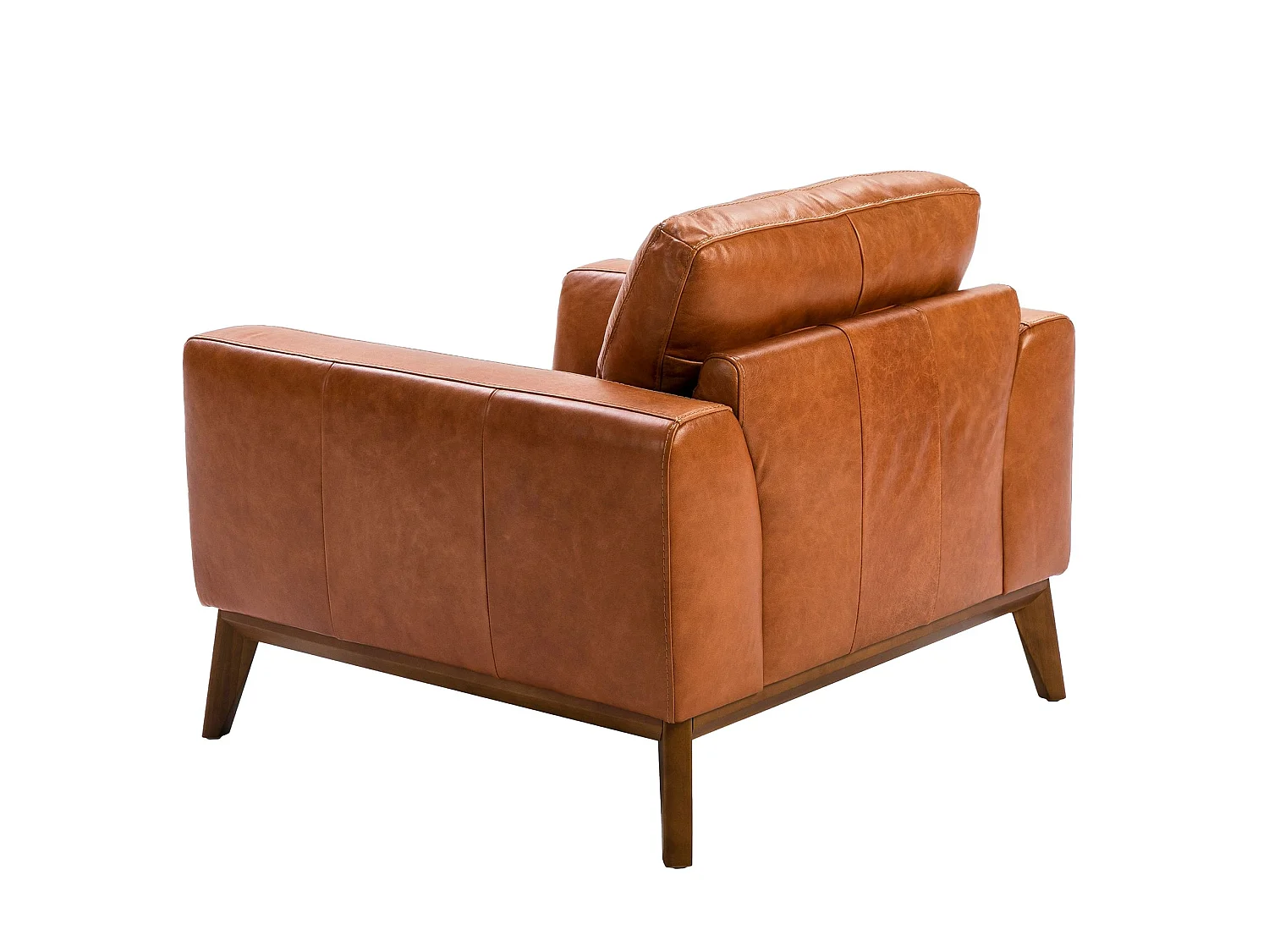 Fauteuil en cuir et pieds en bois 5036 ANGEL CERDA