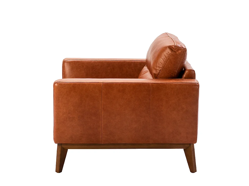Fauteuil en cuir marron 5036 ANGEL CERDA
