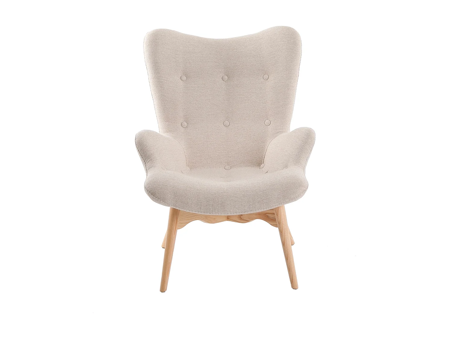 Fauteuil rembourré en tissu capitonné 5023 ANGEL CERDA