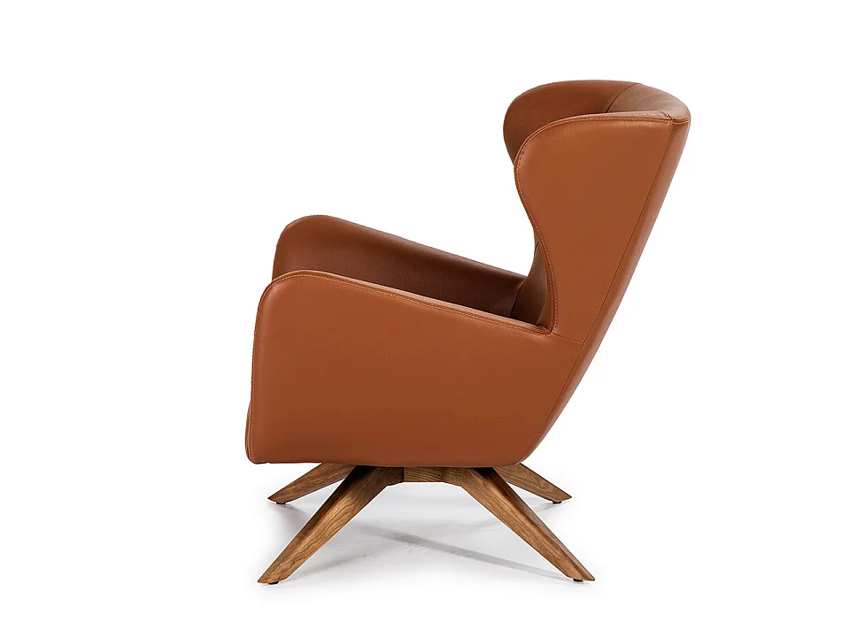 Bureaustoel gestoffeerd in eco-leer 5038 ANGEL CERDA