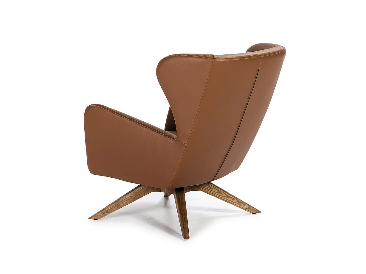 Bureaustoel gestoffeerd in eco-leer 5038 ANGEL CERDA